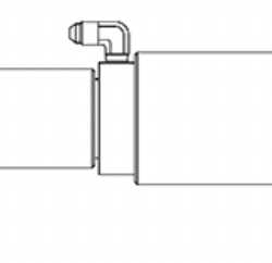 HWH RAP39221 SYNCHRONIZING CYLINDER ASSEMBLY FOR SLIDE-OUT MECHANISM